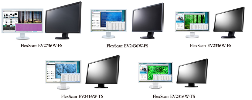 FlexScan EVシリーズラインナップ