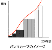 ガンマカーブのイメージ