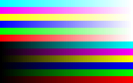 64段階のカラーグラデーション（1920×1200ドット）