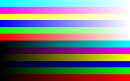 無段階のカラーグラデーション（1280×800ドット）