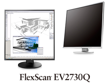 EIZO FlexScan EV2730Q 大型正方形ディスプレイ-