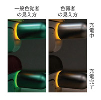 一般色覚者の見え方と色弱者の見え方の違い