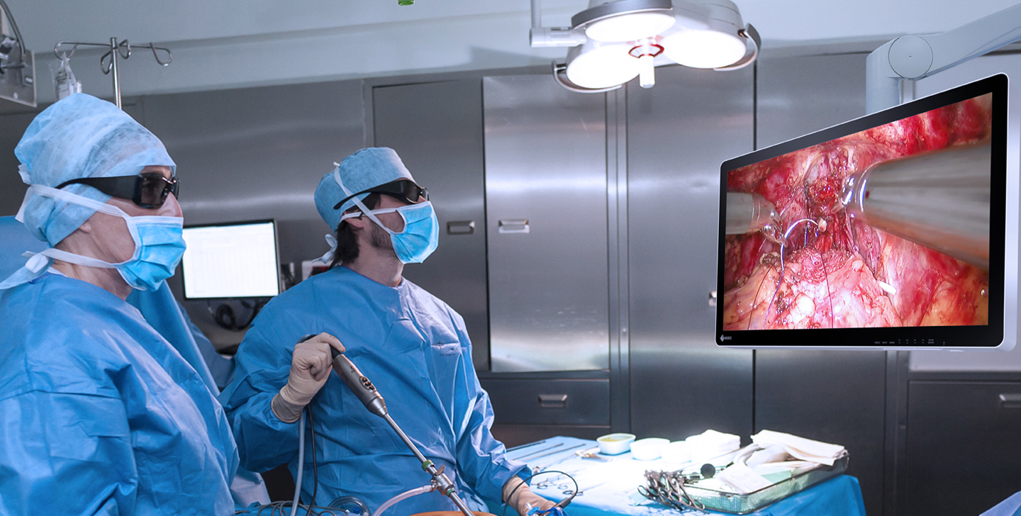 3D手術映像を4K解像度で忠実かつ高精細に表示