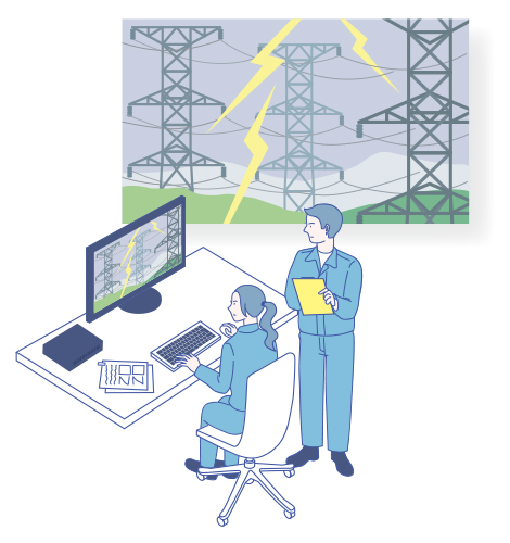 送電設備･上下水道 ･ダムの管理