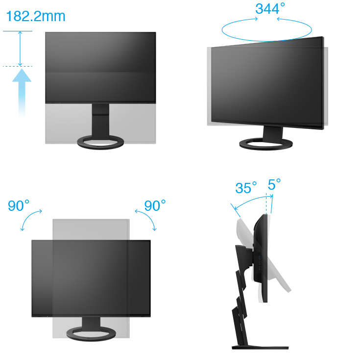 EIZO FlexScan EV2495-WT 24.1型 モニター