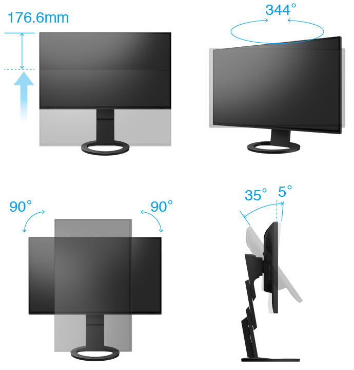 EIZO EV2795-BK BLACK（美品、スタンド無し）