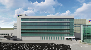 2025年1月の竣工に向け新社屋を建設中