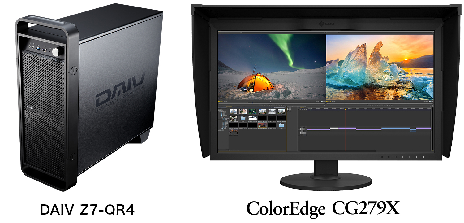 DAIVシリーズ　×　ColorEdge CG279X
