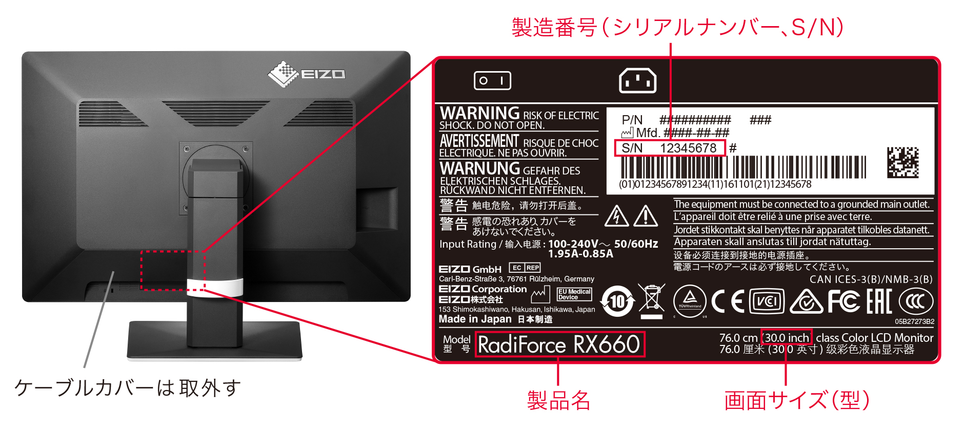 ネームプレート RadiForce RX660
